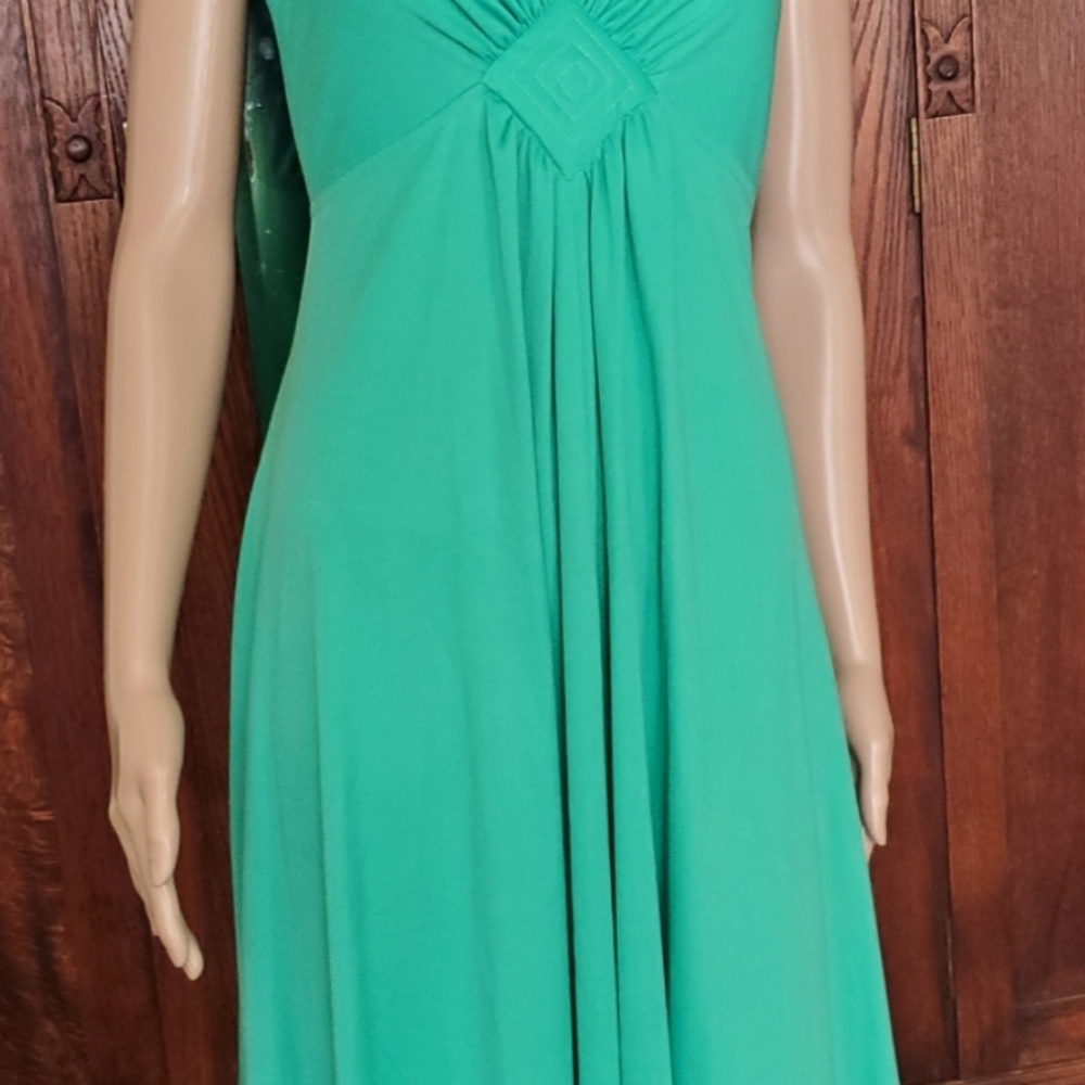 Vintage Green Union Made Maxi Dress - Picture 2 of 6